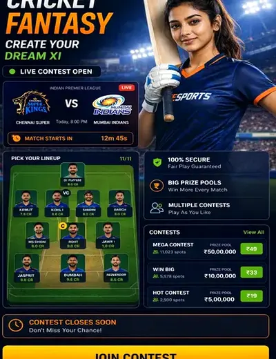 Hero11 (hero11) fantasy cricket & matchday visual 3
